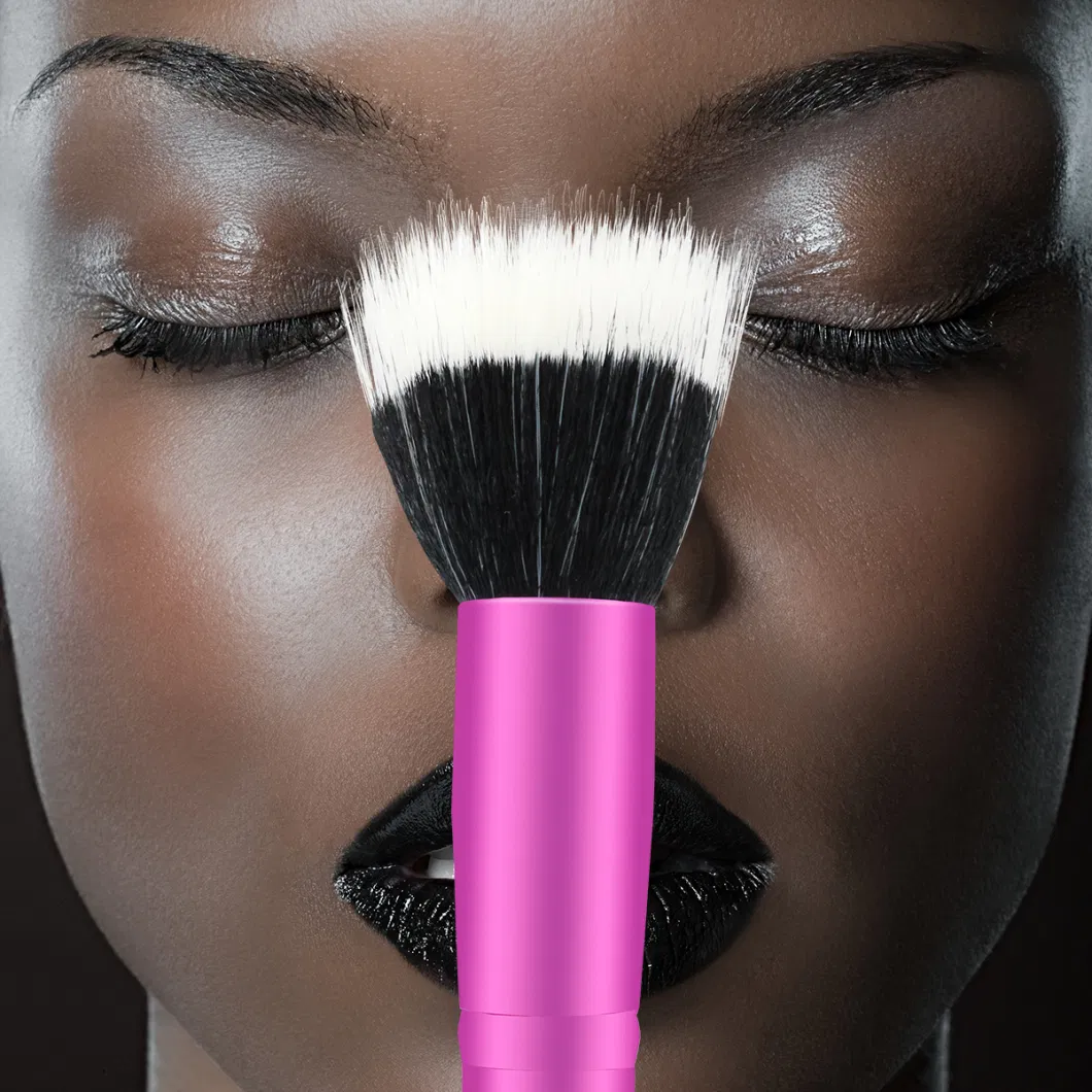 Latest Design Professional Stippling Brush with Synthetic Hair Duo Fiber Makeup Brush