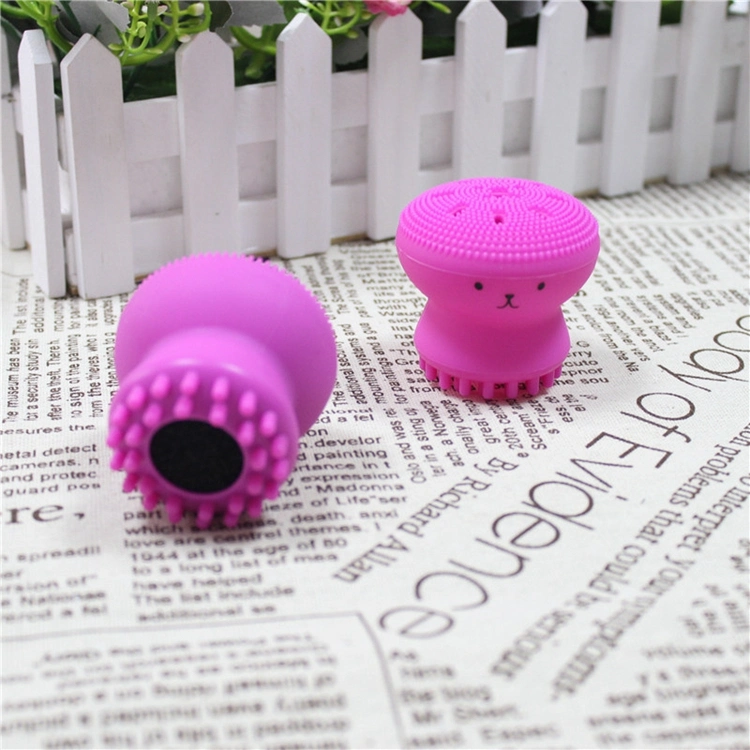 Octopus Silicone Facial Cleansing Brush All in One Deep Pore Cleansing Sponge for Exfoliating, Massage