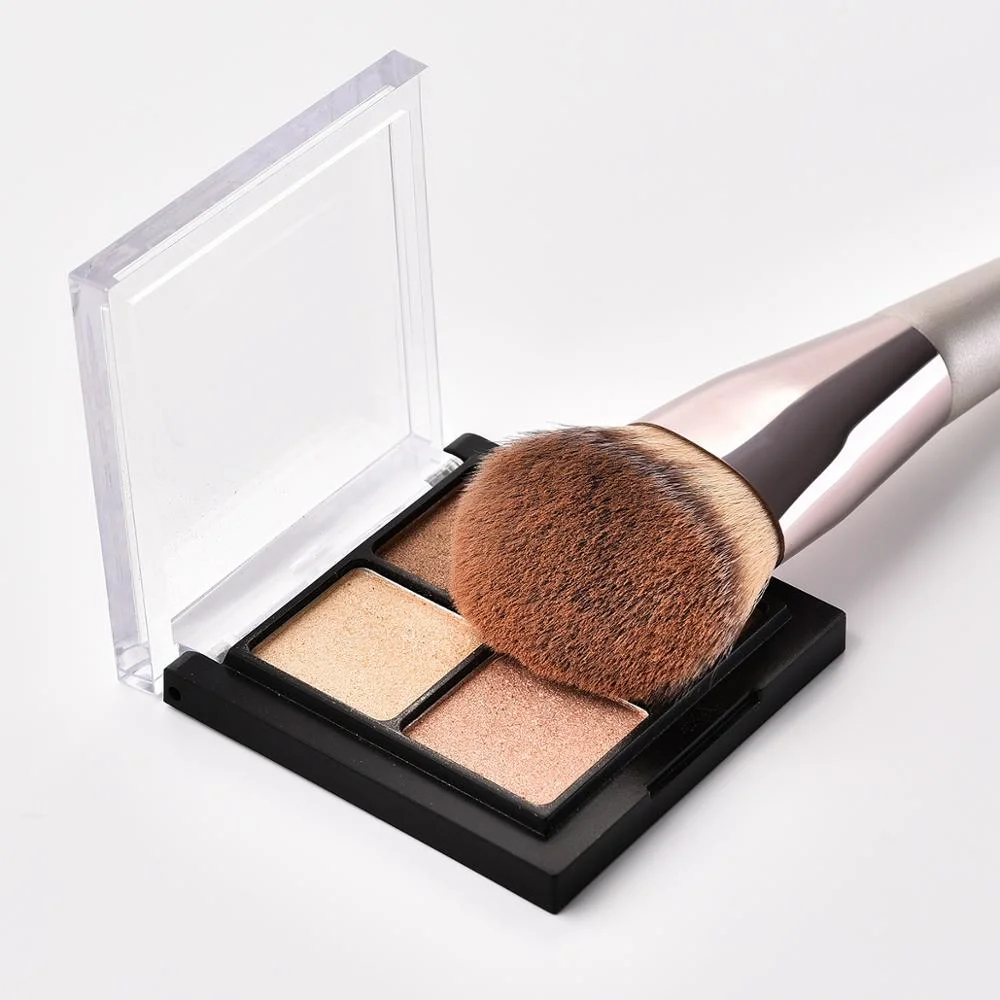 Liquid Foundation Kabuki Makeup Brush Flat Top Expert Stippling Blending Buffing Make up Cream Powder Mineral Brush