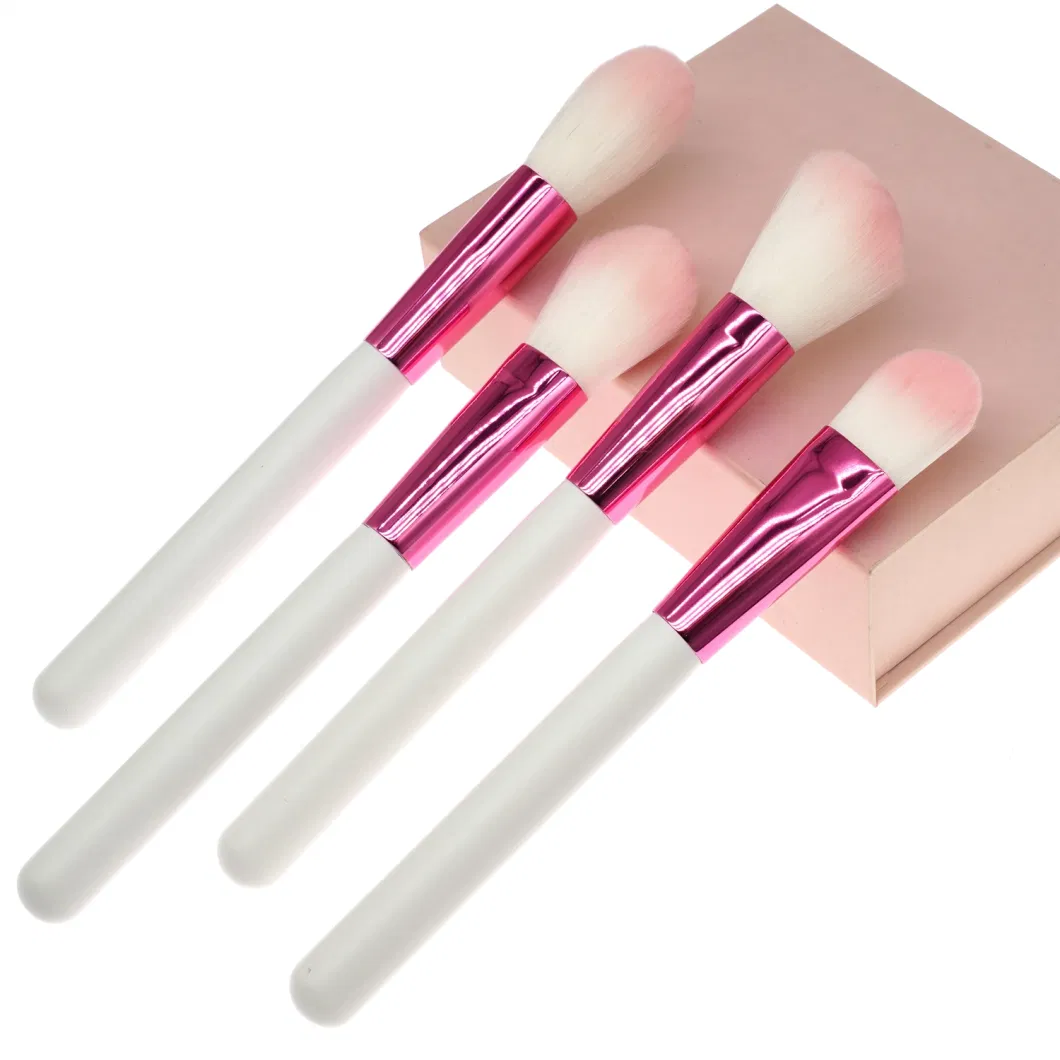 5 Portable Eye Brushes Set Eyebrow Eye Blending Brushes