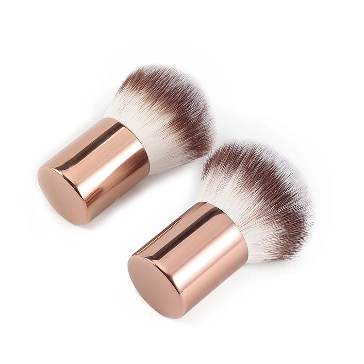 Rose Gold Kabuki Face Brush for Mineral Stippling Makeup Powder Makeup Brush