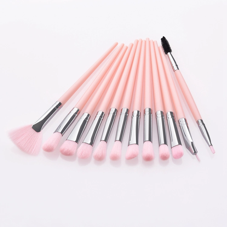 12PCS Cosmetics Tools Professional Makeup Brush Set Premium Synthetic Hair Eye Make-up Brush