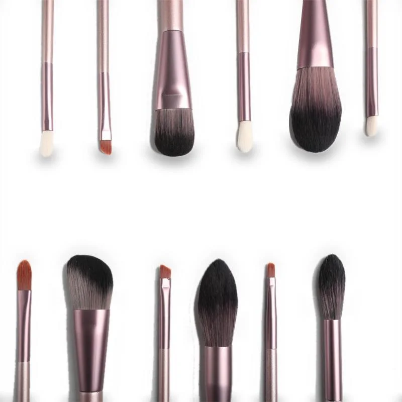 Wholesale High Quality 12PCS Makeup Brushes Set Professional Mini Cosmetic Cleaner Make up Brush Set for Graceful Women