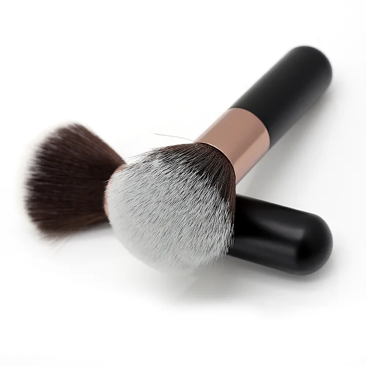 Fábrica de alta densidad, precio barato, base en polvo, brocha de maquillaje para base líquida, polvo prensado, crema, pulido, punteado, corrector de mezcla, logotipo privado