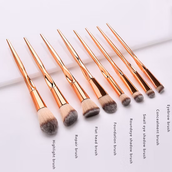 Brochas de maquillaje cosméticas faciales de cerdas densas sintéticas de primera calidad para mezclar líquidos, cremas o polvos impecables Cosméticos Pulido Corrector punteado