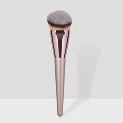 Brocha de maquillaje Kabuki para base líquida, brocha plana para maquillaje, punteado, mezcla, pulido, crema, polvo, Mineral